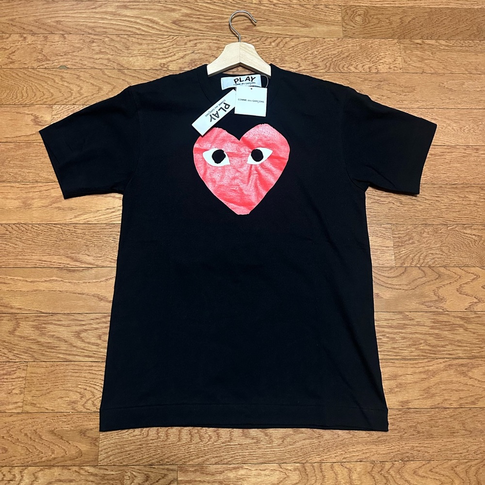Comme des Garcons Play Heart Black T-Shirt